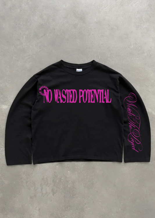 Long-sleeve NWP Black
