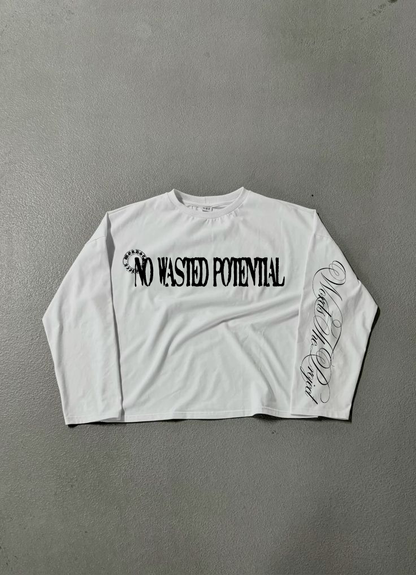 Long-sleeve NWP White